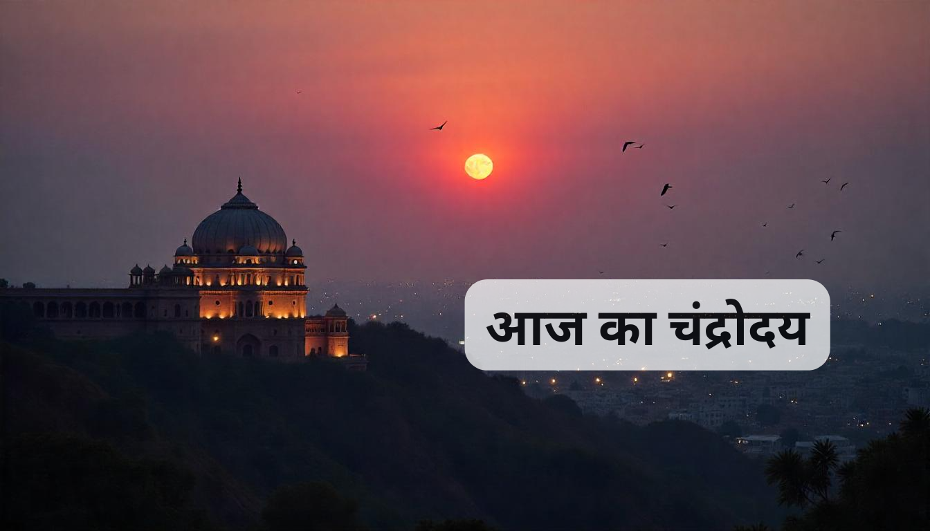 आज का चंद्रोदय: जानिए Jaipur, Maharashtra, Rajasthan और Delhi में चांद निकलने का समय