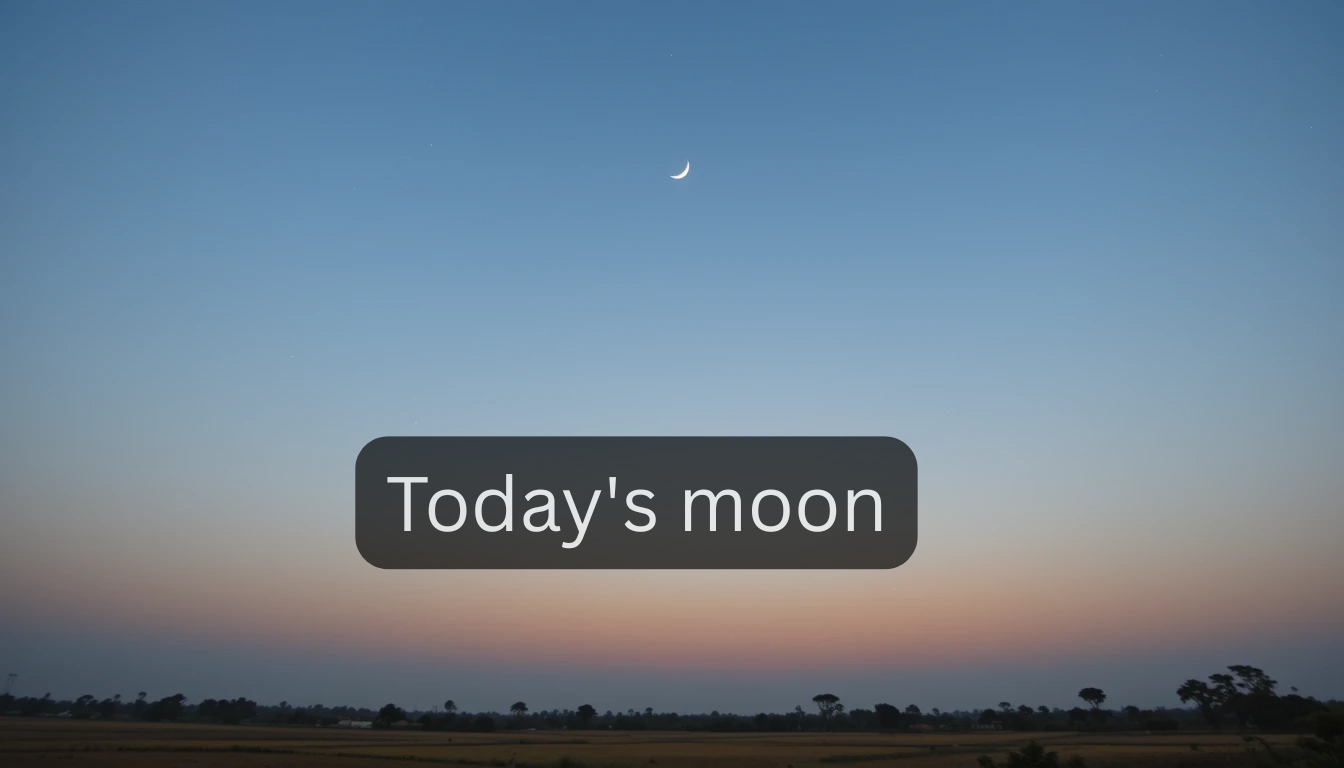 today's moon Live in India: See Today’s Moon Phase & Next Full Moon