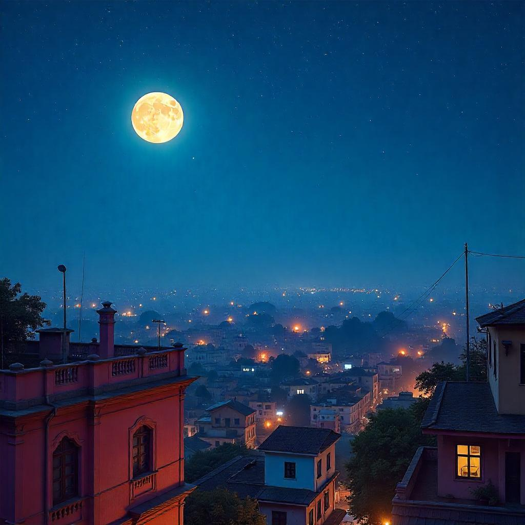 आज चांद कितने बजे निकलेगा 2025 | इंदौर और राजस्थान समय