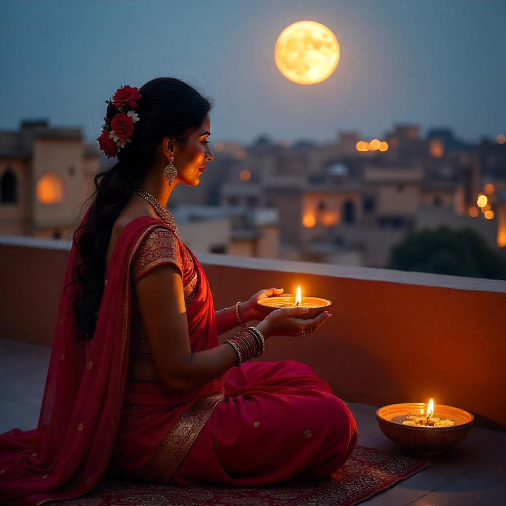 राजस्थान में आज चांद कितने बजे निकलेगा: जयपुर और प्रमुख शहरों का समय