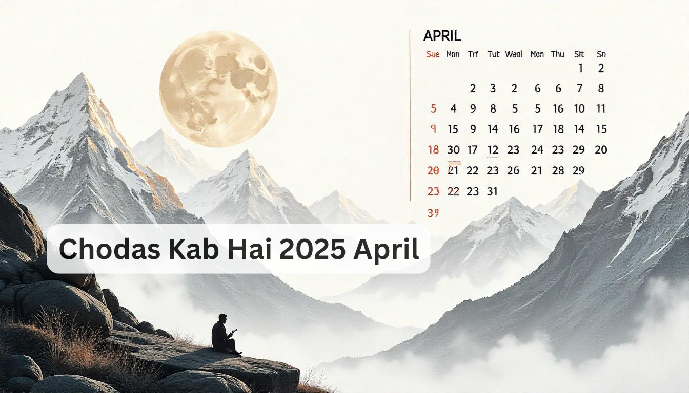Chodas Kab Hai 2025 April Dates in India